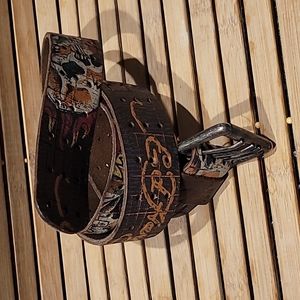 ED Harding Belt Large Brown Mens